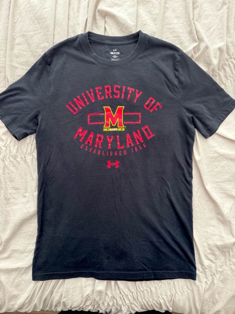 Under Armour Black University of Maryland Graphic Tee